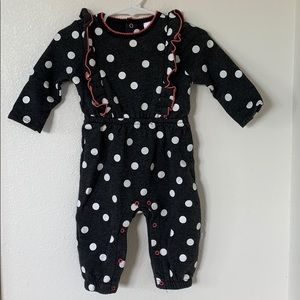 Just born polka dot jumpsuit